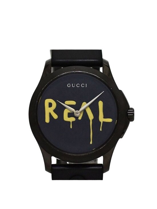 Gucci Watch Timeless Black Ghost 126.4